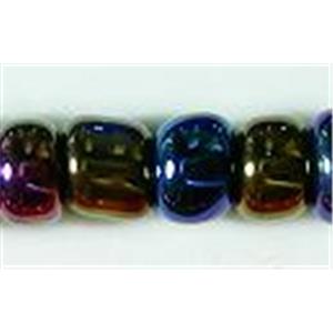 Seed beads Opaque colours rainbow, approx 2mm [SEB409]