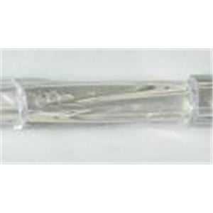 Clear Seed beads Twist Bugles 3 inch inch, 6mm length, 1.5mm diameter [SEBM503]