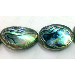 Paua Abalone shell bead, twist, approx 20x28mm, 14pcs per st [SHEAB09]