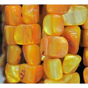 Fresh water shell bead, freeform, approx 5-13mm [SHEER049]