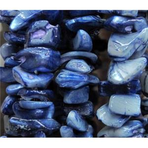 Fresh water shell bead, freeform, approx 5-13mm [SHEER054]