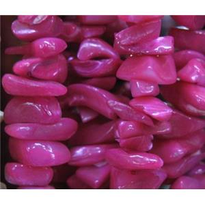 Fresh water shell bead, freeform, approx 5-13mm [SHEER056]