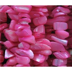 Fresh water shell bead, freeform, approx 5-13mm [SHEER058]