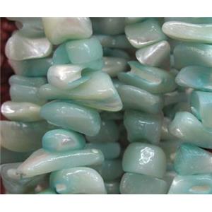 Fresh water shell bead, freeform, approx 5-13mm [SHEER060]