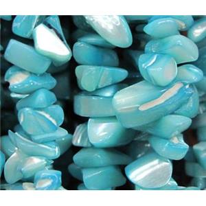 Fresh water shell bead, freeform, approx 5-13mm [SHEER062]