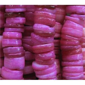 heishi, Fresh water shell bead, approx 5-6mm, 40cm length [SHEER076]