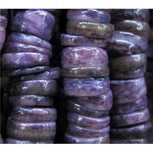 heishi, Fresh water shell bead, approx 5-6mm, 40cm length [SHEER077]