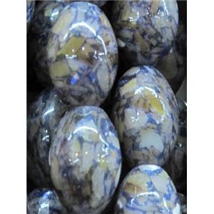 mother of pearl bead, oval, approx 8x13mm [SHEMP01]