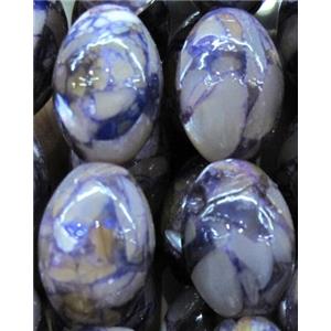 mother of pearl bead, oval, approx 8x13mm [SHEMP03]