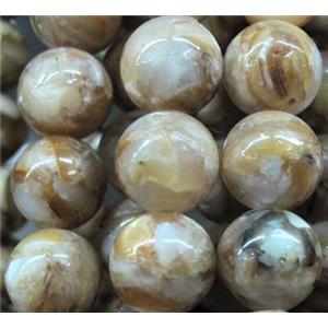 mother of pearl bead, round, 10mm dia [SHEMP24]