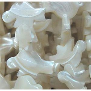 White MOP Shell Tortoise Beads, approx 13x22mm [SHEMP53]