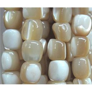 mother of pearl bead, freeform, approx 5-6mm [SHEMP59]