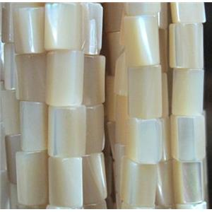 MOP Shell Tube Beads, approx 5x8mm [SHEMP61]