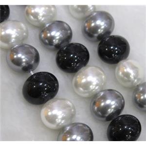 Pearlized Shell Bead, potato shape, approx 16x19mm [SHEPL51-16X19MM]