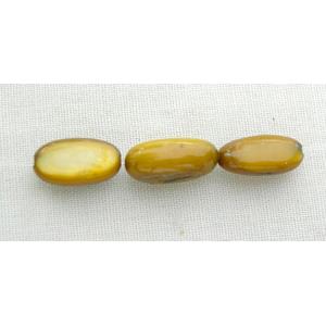 freshwater shell beads, rice-shape, bronze, 4.5x10mm,37pcs per st [SHERB05-2]