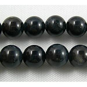 freshwater shell beads, round, dyed, black, 6mm dia,62beads per st  [SHERD02]
