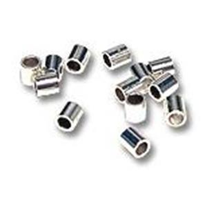 silver plated jewelry findings Crimp Tube Beads, 1.5mm x 1.5mm [SP-TUBE-1.5X1.5]
