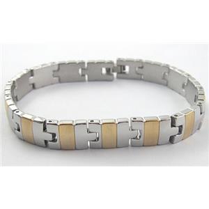 Stainless steel Bracelet, 10mm wide, 22cm (8.5 inch) length [SSTBT08]