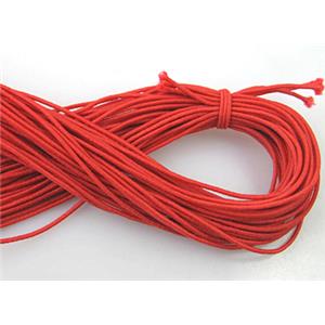 elastic fabric wire, binding thread, red, 0.8mm dia, approx 150meters per roll [WIRE005-0.8MM]