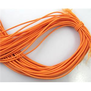 elastic fabric wire, binding thread, orange, 0.8mm dia, approx 150meters per roll [WIRE006-0.8MM]