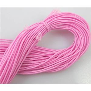 elastic fabric wire, binding thread, pink, 0.8mm dia, approx 150meters per roll [WIRE009-0.8MM]