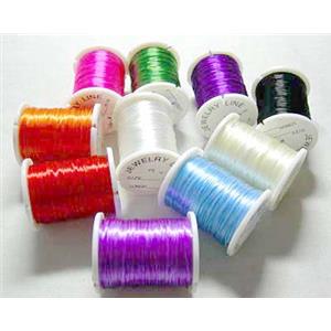 mix color stretchy Crystal Wire for jewelry binding, 0.8mm dia,10Y per roll [WIRECRYMIX0.8]