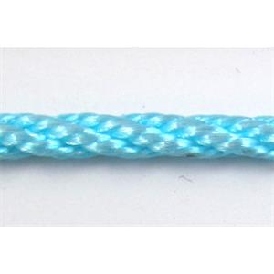 Twist Cotton Rattail Jewelry bindings wire, 2mm dia, approx 30yards per roll [WIRECT01C501]