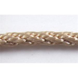 Twist Cotton Rattail Jewelry bindings wire, 2mm dia, approx 30yards per roll [WIRECT01C604]