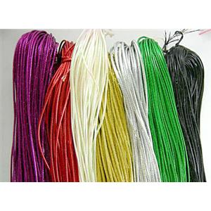 Jewelry Metallic Cord, Mix Color, 1.5mm dia [WIREGC08]