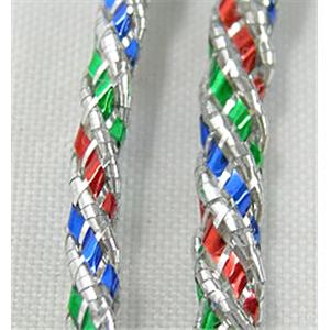 Jewelry Metallic Cord, Colorful, 2.5mm dia [WIREGC10]