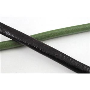 genuine leather cord, coffee, approx 10mm wide, 6mm thickness [WIRELT051]