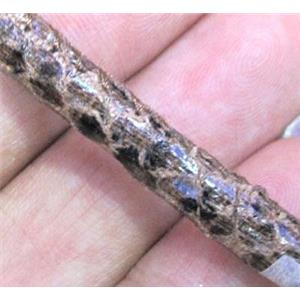 PU leather wrapped cord, approx 6mm dia [WIRELT084]