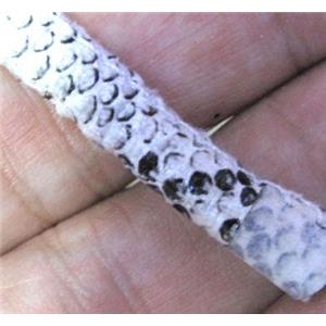 PU leather wrapped cord, approx 6mm dia [WIRELT089]