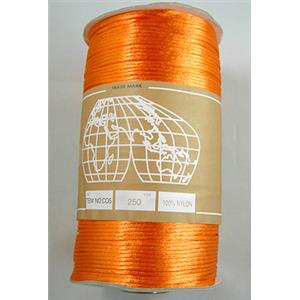 orange Satin Rattail Cord, 2.0mm dia [WIRENL06-172]