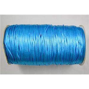 Satin Rattail Cord, Sapphire, 2mm diameter [WIRENL20-374]