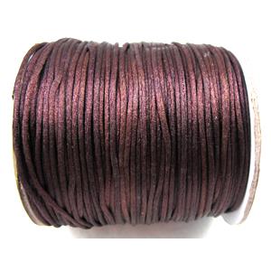 Satin Rattail Cord, red coffee, 1mm size, approx 250yard per rolls [WIRENL24]