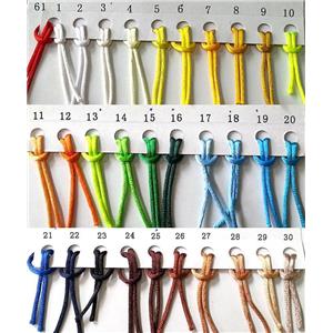 Satin Rattail Cord, korea, fine thread, approx 1mm dia, 100m per roll, color:13# [WIRENL25-13]