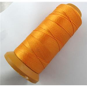 Orange Nylon cord, 0.2mm,approx 1300meter per roll [WIRENLC03-2]