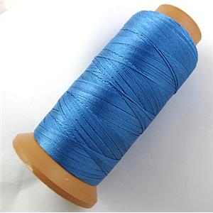 Nylon cord, blue, approx 0.5mm, 450meter per roll [WIRENLC07-6]