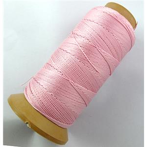 Pink Nylon cord, approx 0.5mm, 450meter per roll [WIRENLC11-6]