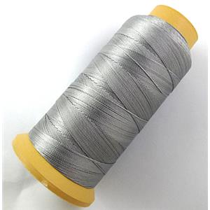 Grey Nylon cord, 0.4mm, approx 700meter per roll [WIRENLC14-4]