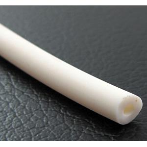 Rubber Cord, hollow, white, 4mm dia, Tube wire, approx 350meters [WIREPL12]