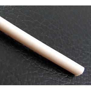 Rubber Cord, round, white, 3mm dia, approx 500meters [WIREPL27]