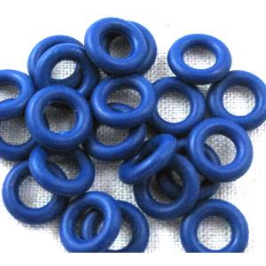 Lapsblue Rubber Stopper Beads, 8mm dia, 3.2mm hole [WIREPL34C07]