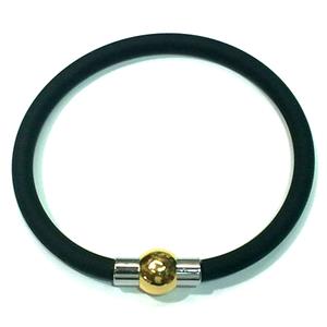 Jewellry Making necklace and bracelet cord, rubber, black, 5mm dia, 8 inch length [WIREPL39-8]