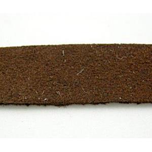 Synthetic Suede Cord, coffee, approx 3mm wide, 100yards per roll [WIRESC027]