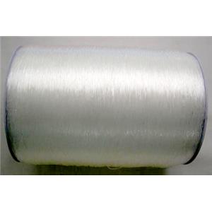 Crystal wire, stretchy, white, 1mm dia, 1000 meters length [WIRETEC001-1]