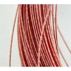 waxed wire, round, grade a, 0.5mm dia [WIREWAX204C12]