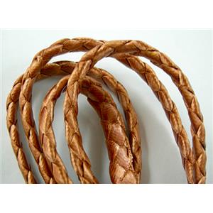 Braided Cord, Waxed, Flat, grade-A, 10mm wide [WIREWAX205C3]