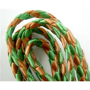 Flat Weave Waxed Cord, Braided, grade-A, 10mm wide [WIREWAX205C7]